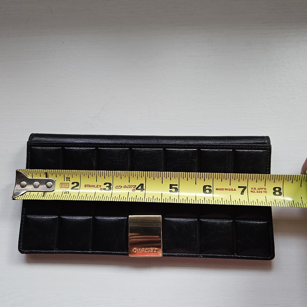 Chanel Chocolate Bar Long Leather Wallet - Picture 7 of 7